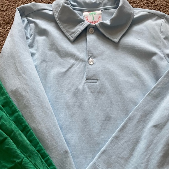Shrimp & Grits Kids Boys Collared Polo Top - Picture 1 of 3